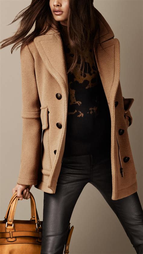 burberry pea coat women|burberry pea coat men's sale.